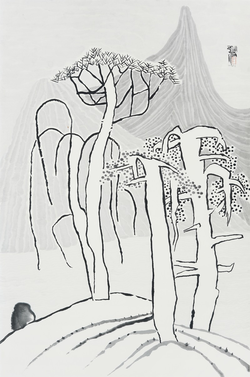 Jang Byeong Eun · Eastbrush · 张炳彥 · Landscape_in_Mind ·  ink_on_paper · 1050mm_x_700mm · 2026